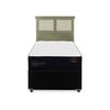 Cama Nido CIC 1,5 Plazas Premium + Respaldo Torino Olivo