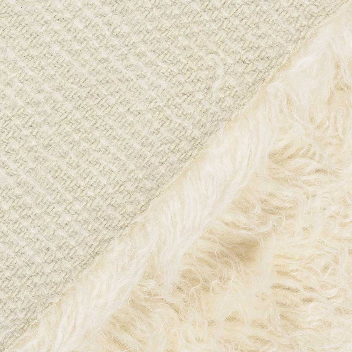Bajada de Cama Dib Flokati Blanco 60 x 120 cm