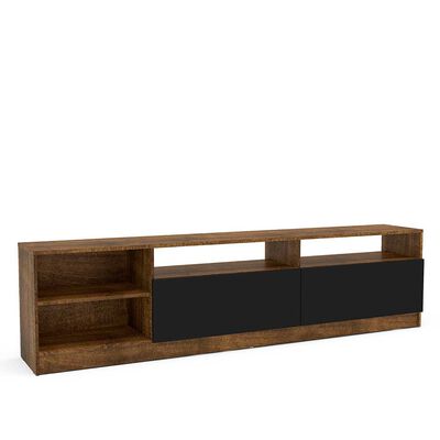 Imagen 2 del producto Rack TV Vekkahome Moyan Hasta 75'' Café Negro