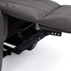 Juego de Living Reclinable Daniels Sof&aacute; 3 Cuerpos + 2 Bergers Norman Gris