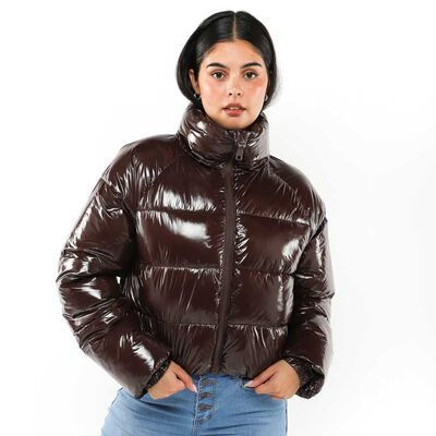 Parka Puffer Mujer Icono Cafe