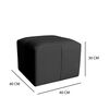 Sofa + 2 Pouff A&M Home Maxi Negro