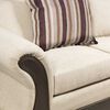 Juego de Living Innovamuebles Palermo Sofá 3 Cuerpos + Sofá 2 Cuerpos Beige