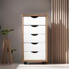 Gabinete Vekkahome Lucia 5 Cajones Café