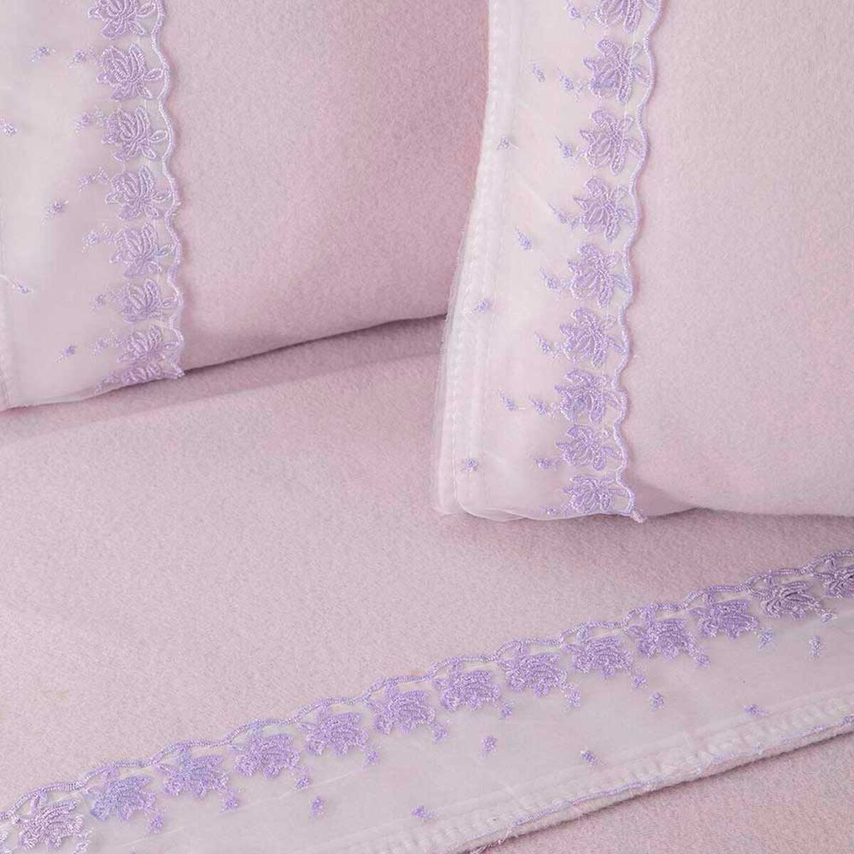 Juego de S&aacute;banas Polar Broderie Dreams 2 Plazas