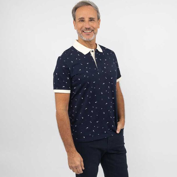 Polera Piqué Manga Corta Hombre Portman Club