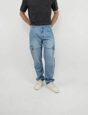 Imagen 1 del producto Jeans Cargo Hombre Soviet Azul, Azul-Claro, Gris, Negro