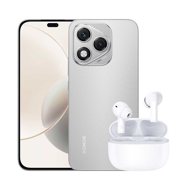 Celular Honor 400 Lite 256GB 6,7"" Silver Liberado Bundle