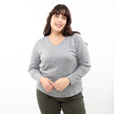 Sweater Con Apliques Mujer Extralindas