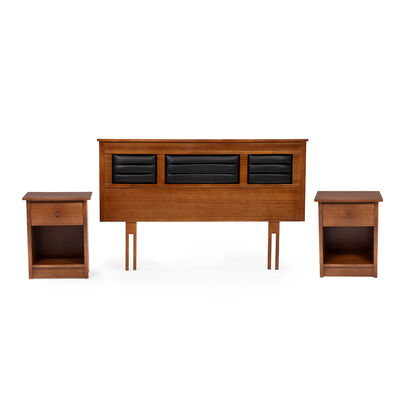 Set de Maderas Latam Home Altair Respaldo + 2 Veladores