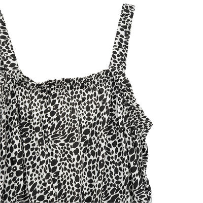 Imagen 2 del producto Enterito de Algodón Niña Mila Damasco, Negro