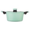 Olla Acero Inoxidable con Tapa Kitchenware Soho Mint 24 cm