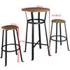 Juego de Comedor Idetex Murray 2 Sillas Café