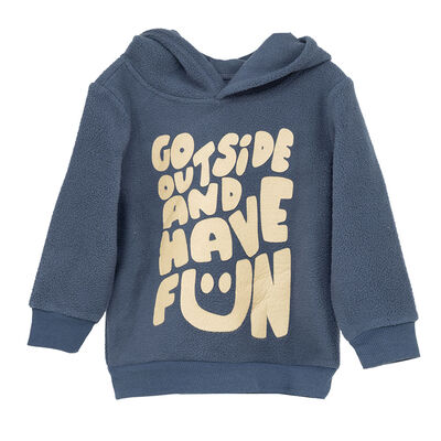 Imagen 1 del producto Polerón Polar con Gorro Chess Baby Azul, Beige, Menta