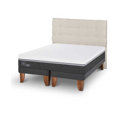 Imagen 2 del producto Cama Europea CIC Base Dividida King Ortopedic Advance + Respaldo Ebro