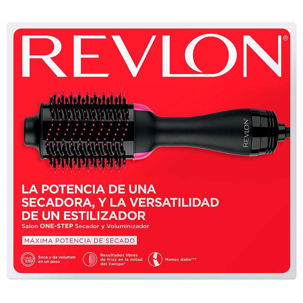 Cepillo Secador Revlon RVDR5222 Turmalina Negro