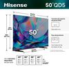 Smart TV QLED 50" Hisense 4K VIDAA 50QD5SV