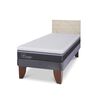 Cama Europea CIC 1,5 Plazas Ortopedic Advance + Respaldo Villarrica Alpino