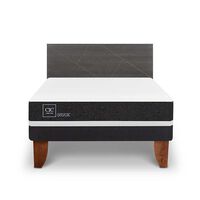 Cama Europea CIC 2 Plazas Ortopedic + Respaldo Villarrica