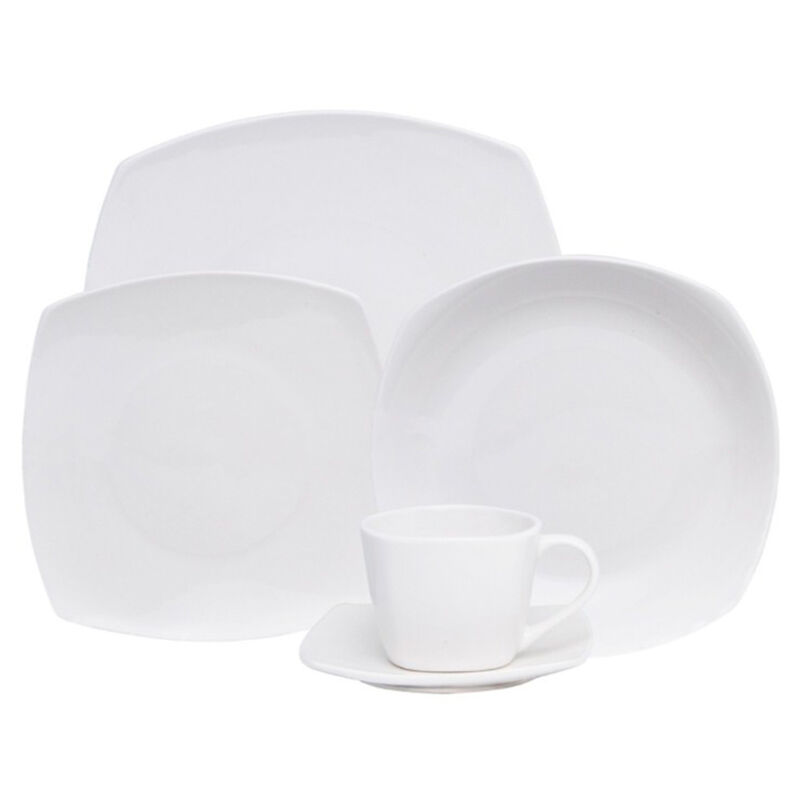 Juego Vajilla 30 Piezas Cerámica Square Abc