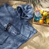 Toalla de Playa con Capucha Surf Juvenil Cutback Azul Teen
