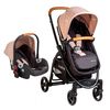 Coche Cuna Travel System Bebe F&eacute;nix Beige Bebesit