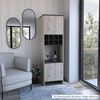 Bar TuHome Bi Color Ceniza Wengue 2 Puertas