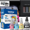 Pack Tintas Brother Botellas BTCMYK Negro - ​​Cyan - Magenta - Amarillo