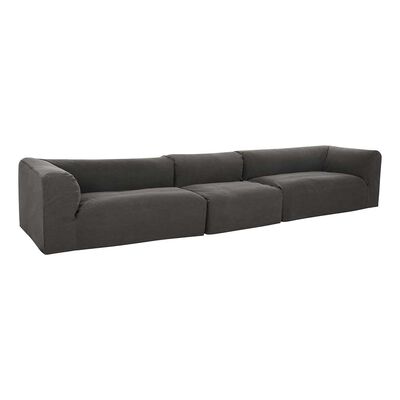 Imagen 2 del producto Seccional CIC Relax Sillón 1 Cuerpo + Dos Sofás 2 Cuerpos Gris