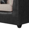 Seccional Black Factory Donato 3 Cuerpos Crema
