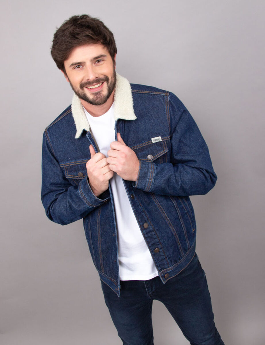 Chaqueta de Mezclilla con Chiporro Hombre Fiorucci