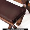 Juego de Comedor Latam Home Sevilla Segovia 2 Sillas + 2 Bancas PU Chocolate