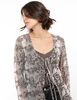 Blusa Estampada Manga Larga Mujer Zibel
