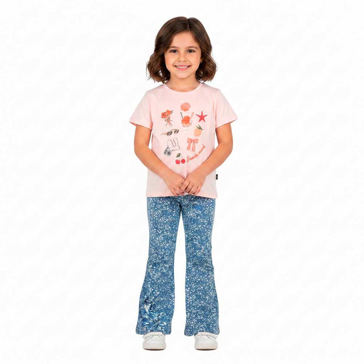 Polera Manga Corta Ni&ntilde;a Chess