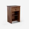 Cama Europea Rosen Base Dividida 2 Plazas Ergo T + Respaldo + 2 Veladores