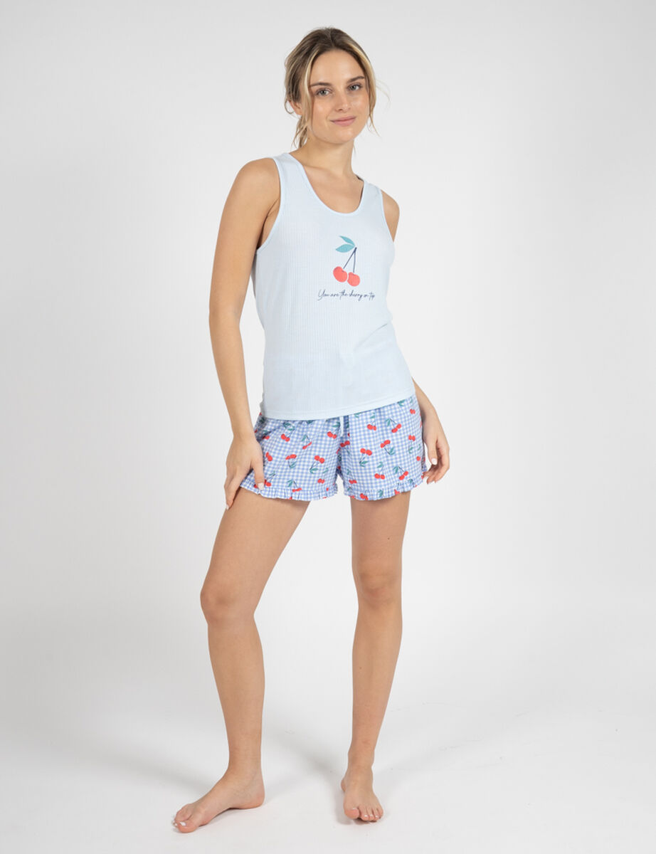 Pijama sin Mangas Mujer Icono