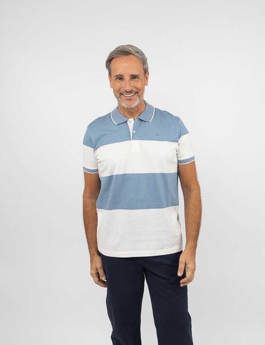 Polera Piqué Manga Corta Hombre Portman Club