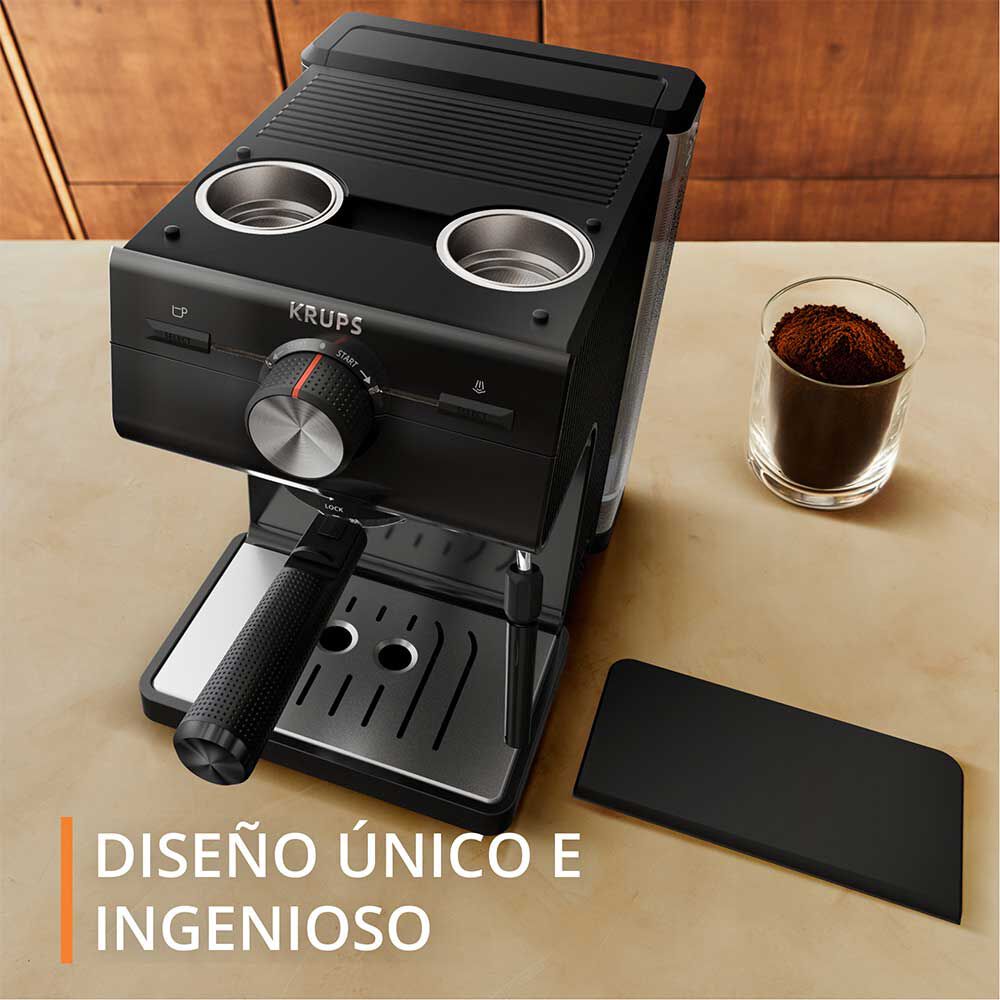 Krups Espresso Authentic Negro, foto 4