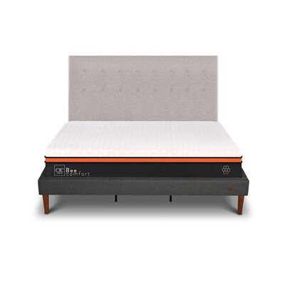 Imagen 1 del producto Cama Europea Curve CIC King Bee Comfort + Respaldo