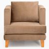 Juego de Living Barra Design Larisa Sofá 3 Cuerpos + Dos Sillones 1 Cuerpo Beige