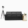 Sof&aacute; Cabsur Milan 3 Cuerpos PU Negro