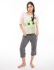 Pijama de Algodón Manga Corta Mujer Baby Yoda