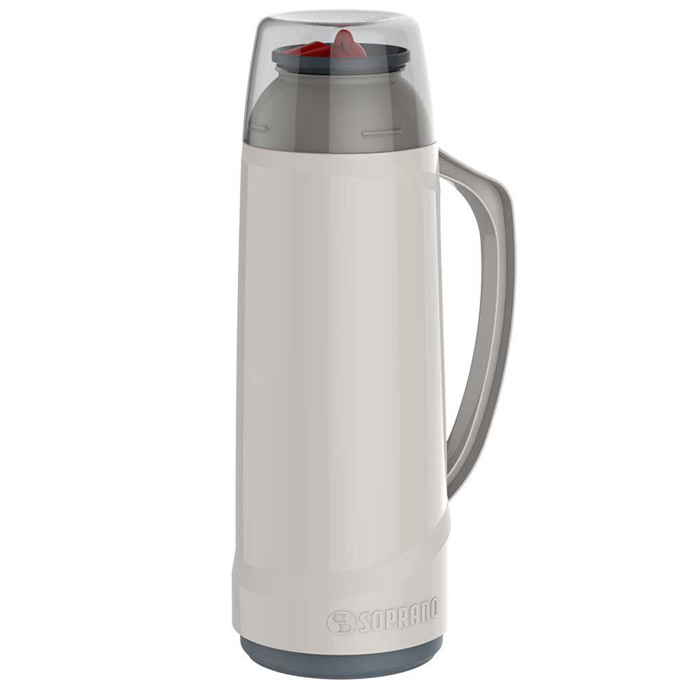 Termo Soprano con Boquilla Gris 1 L