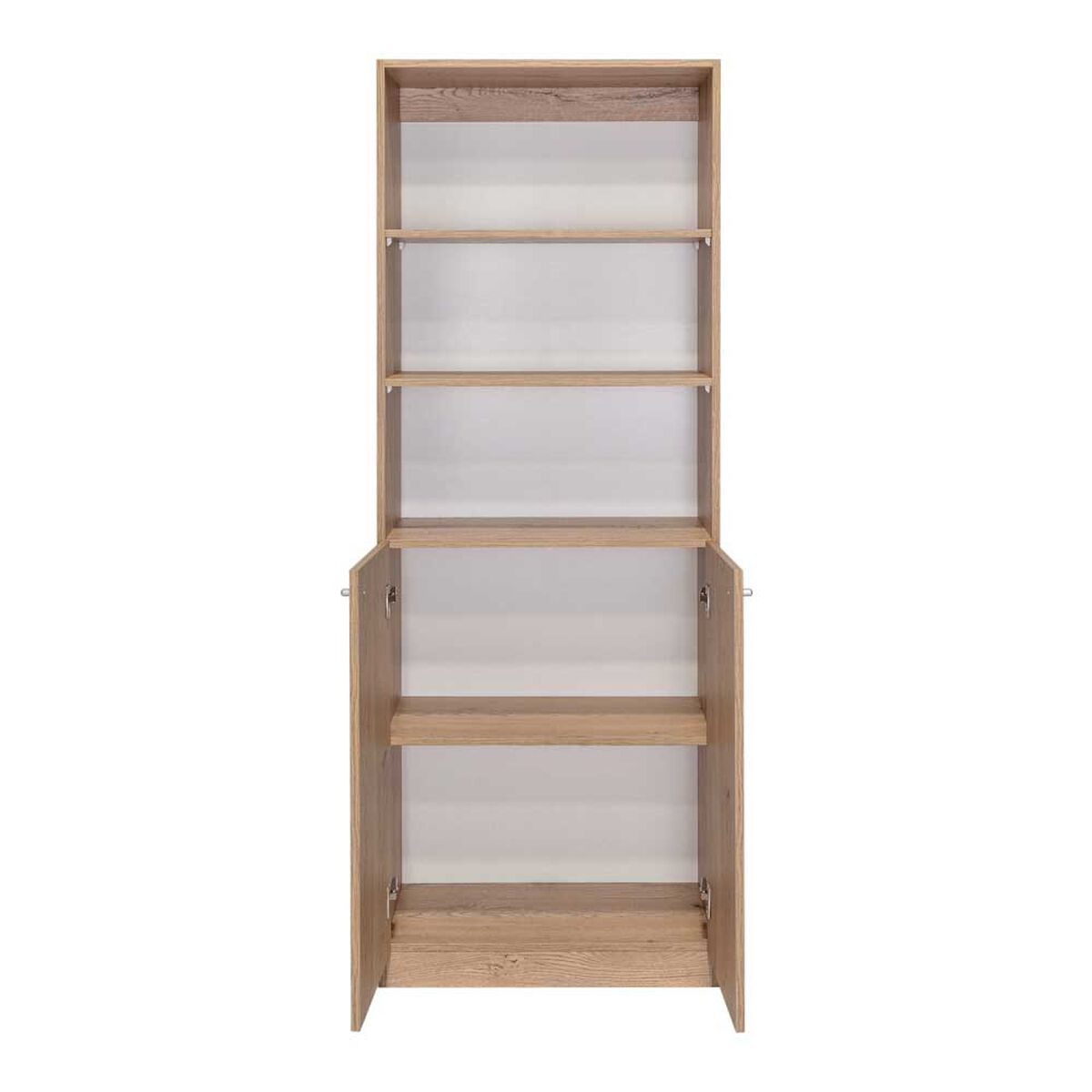 Biblioteca Recta TuHome Home E4 Macadamia Cartón Blanco