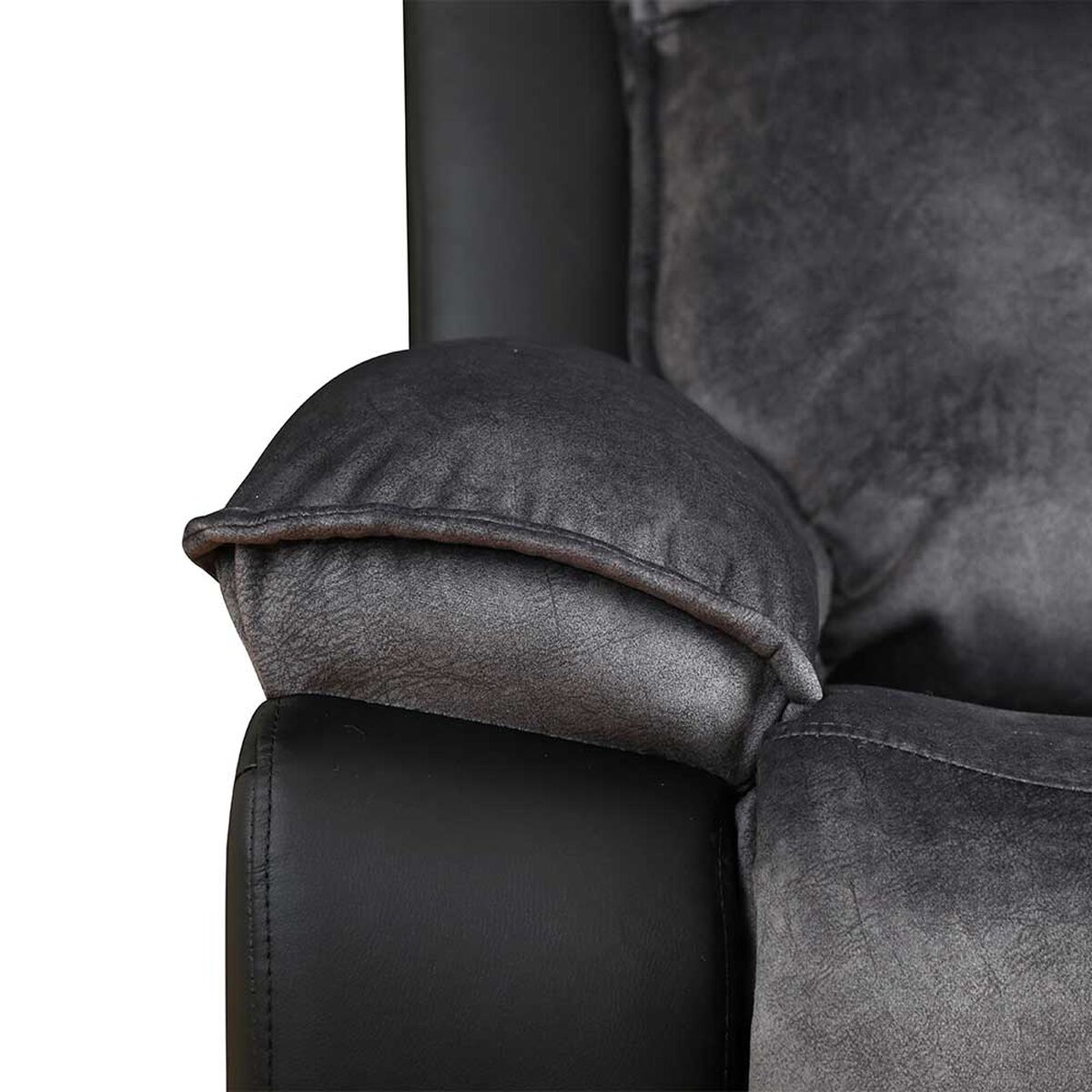 Sofá Reclinable Zoy Home Brunei 3 Cuerpos Negro