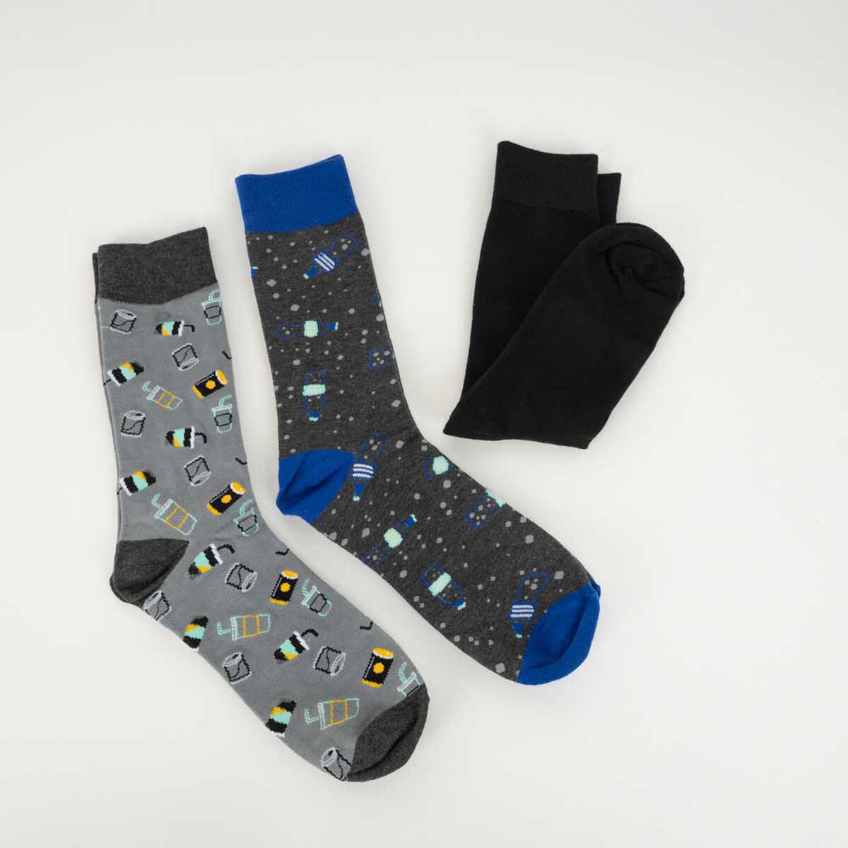 Pack 3 Calcetines Largos Hombre Icono