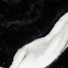 Manta Plush Sherpi Deluxe 127X152 Negro