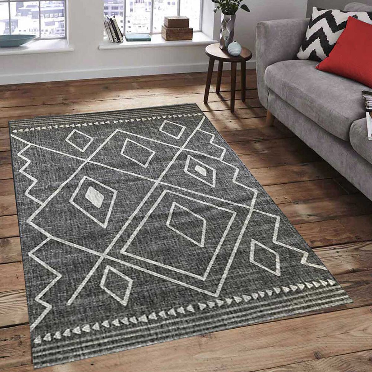 Alfombra Idetex Sisal Atenea Gris 240 x 340 cm