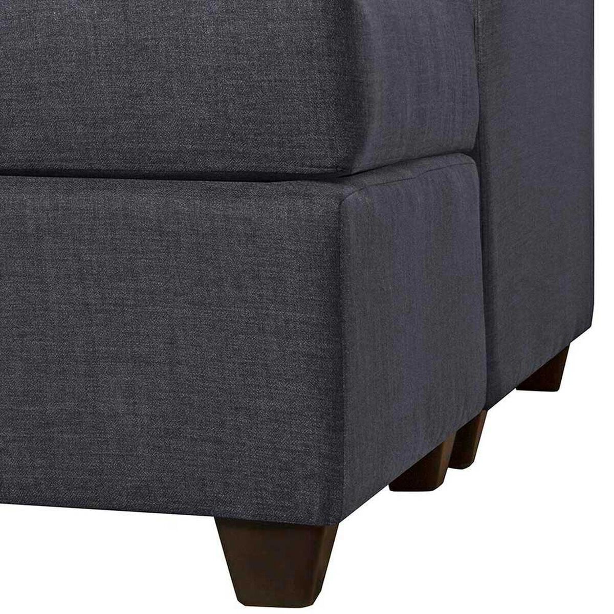 Sof&aacute; Seccional Black Factory Don Juan 4 Cuerpos Marengo