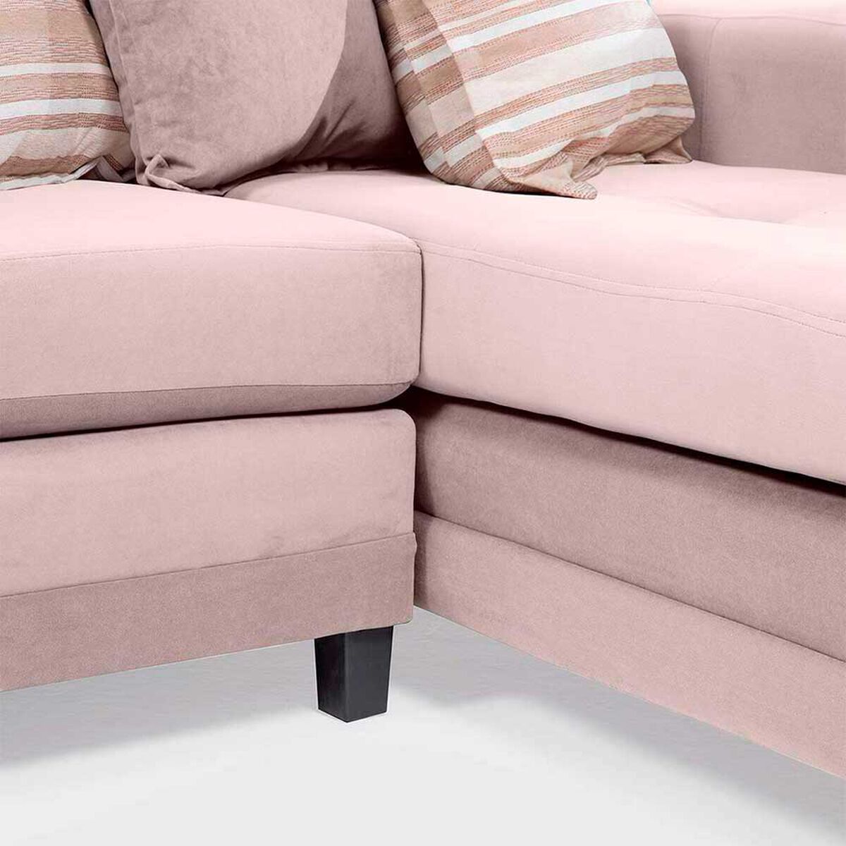 Sof&aacute; Seccional Derecho Living Factory Milan 3 Cuerpos Beige